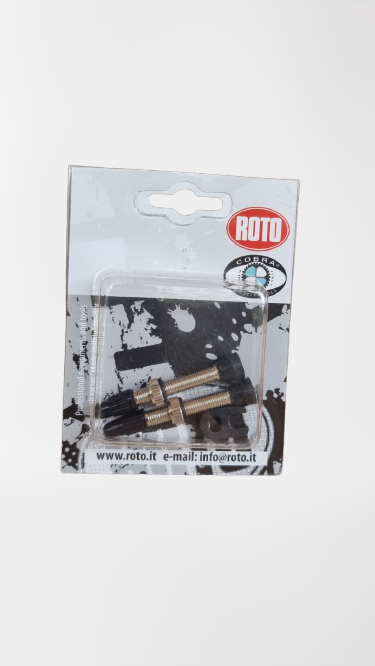 Presta Tubeless Valve 40 mm Square - Blister 2 pcs.
