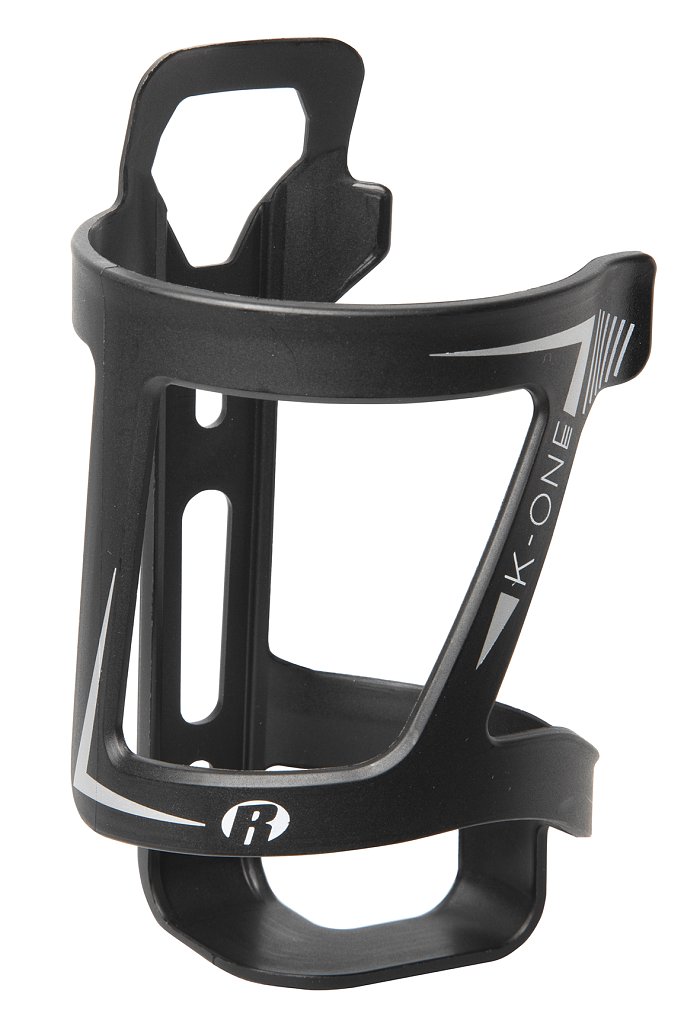 K-one side bottle holder black Silver logo