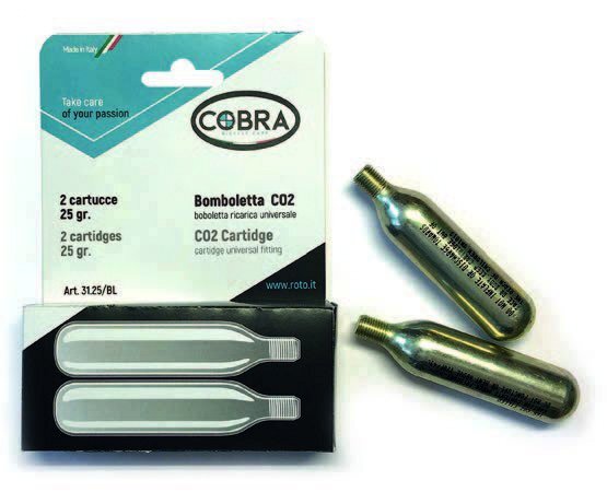 Set of 2 co2 canisters 25 g