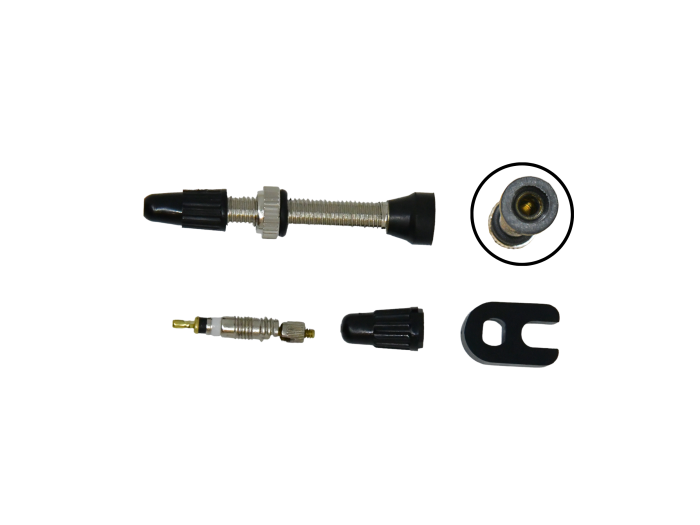 Valvola Presta Tubeless 40 mm Conica - Blister 2 pz.