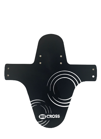 Mudguard Roto Cross Front - Screenprinting Wheels Black