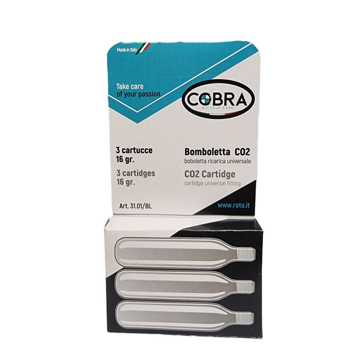 Set of 3 Co2 canisters 16 g