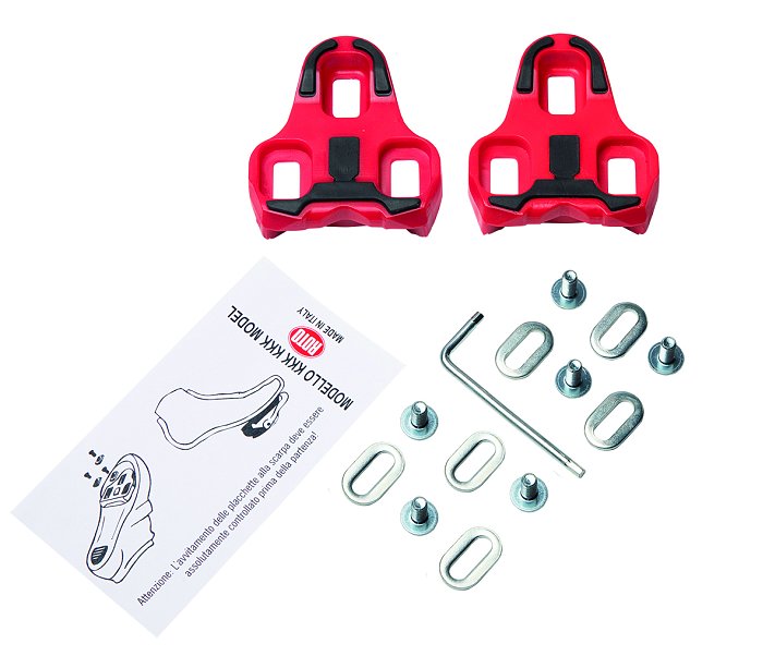 Crampons compatibles Keo antidérapants - Rouge 8°