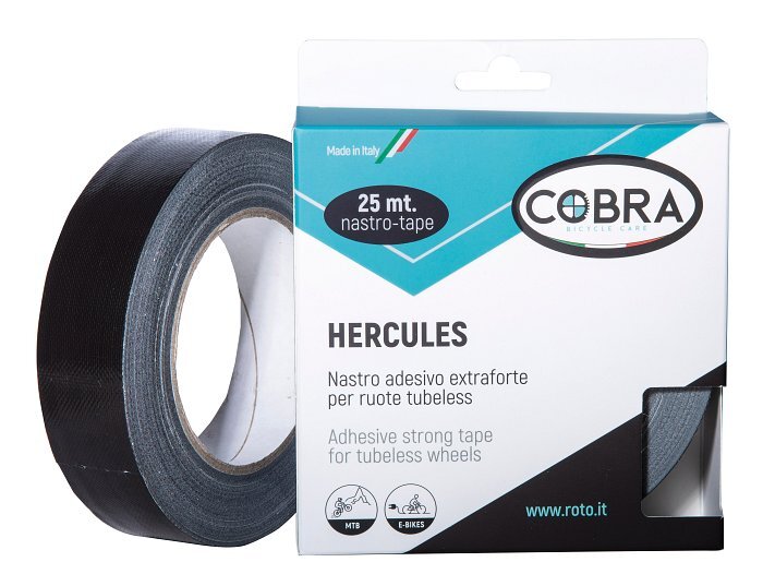 Hercules - Cinta Tubeless 25 mt x 12 mm