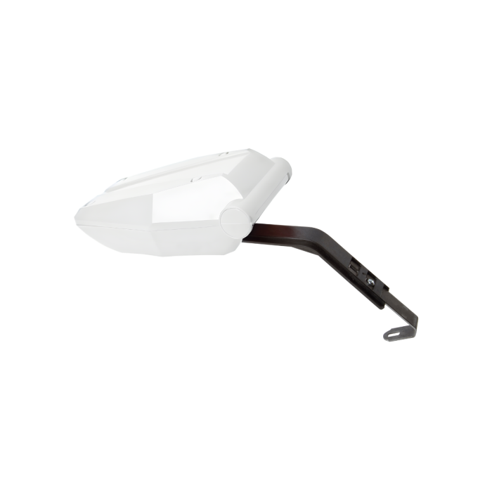 Bauletto con Attacco Staffa in Nylon - Bianco